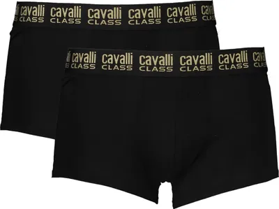 Image de Cavalli Class sous-vêtement pour homme en coton noir