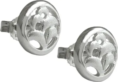Produktbild von Stecker Ohrstecker Ohrschmuck Blume aus 925 Sterlingsilber für Damen