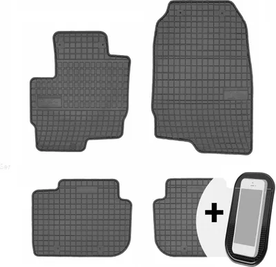 Produktbild von Gummimatten Auto Fußmatten Automatten Passgenau 4-teilig Set - passend für Mitsubishi Colt VI ab 2008