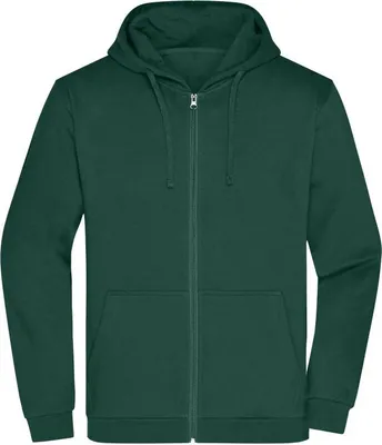 Produktbild von Klassische Sweatjacke mit Kapuze dark-green, Gr. M