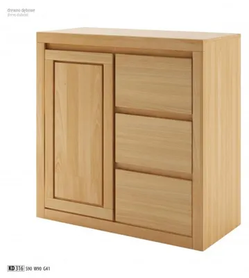 Image de Commode Design Lowboard Sideboard Armoire Buffet en bois véritable Commodes
