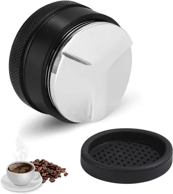 Produktbild von Kaffeepulverspender, aus Edelstahl, höhenverstellbar 58 mm