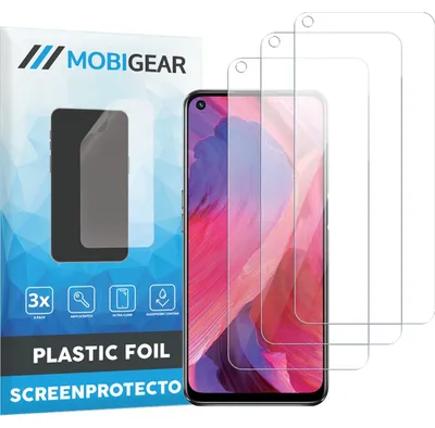 Produktbild von Mobigear Displayschutzfolie für OPPO A54 5G – Schutzfolie, kompatibel mit Hüllen (3er-Pack)