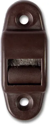 Produktbild von INOVATEC Gurtführung mit Bürste für 15 mm Mini Gurtband braun