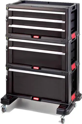 Immagine prodotto di Keter Set Drawer 1+2+3acetal Black STD