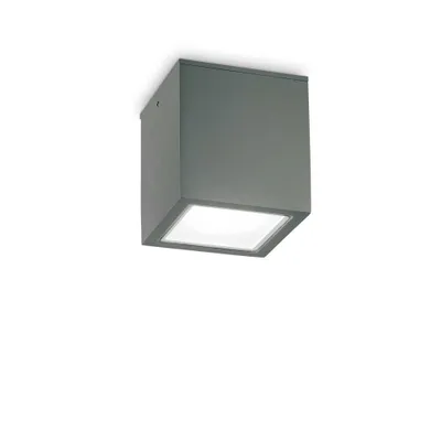 Produktbild von Ideal lux TECHO PL1 BIG Deckenleuchte für den Außenbereich mit GU10 Fassung Struktur Anthrazit pulverbeschichtet