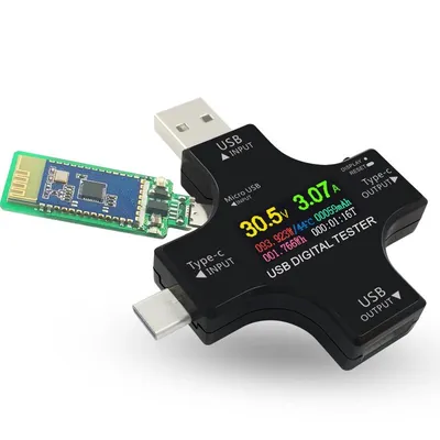 Produktbild von ALLNET ALL-USB-PM2, Voltmeter, Schwarz, 48 g