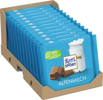 Produktbild von Ritter Sport Alpenmilch 12 x 100g