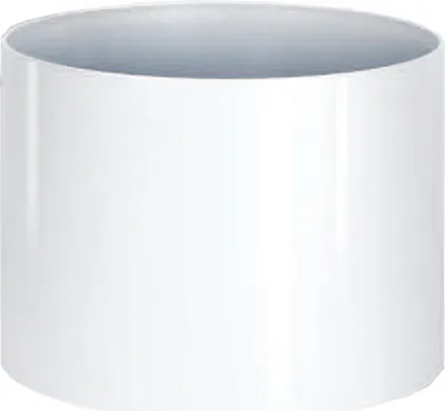 Produktbild von Kunststoff Hydro Blumenkübel Elegance RU50 reinweiß glänzend Ø 47.5cm Höhe 39.0cm