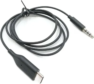 Produktbild von AmazonBasics Aux Kabel USB C auf 3,5 mm Stecker 0,9 m schwarz Dataadapter Soundadapter
