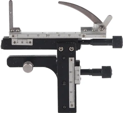 Obrázek produktu pro Profesionální připojitelný mechanický X-Y kaliper se stupnicí pro mikroskopy