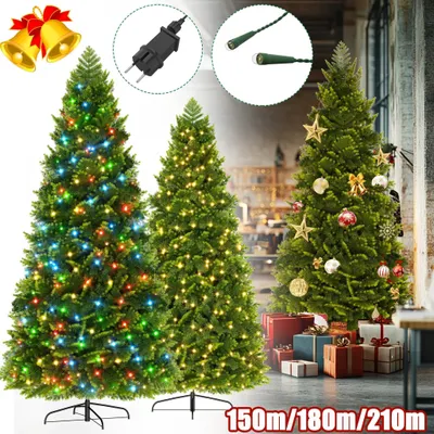 Obrázek produktu pro Umělé vánoční stromy - LED vánoční stromy - Dekorační stromy - Vánoční stromy - Výška 180 cm