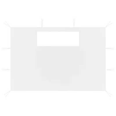 Immagine prodotto di Pareti con Finestre per Gazebo 2 pz Bianche
