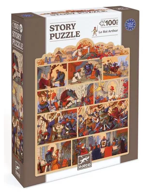 Obrázok produktu pre DJECO King Arthur Puzzle 100 dielikov