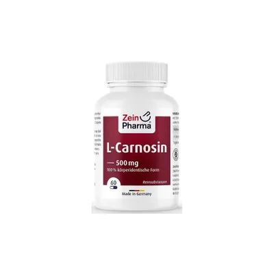 Obrázek produktu pro Zein Pharma l-karnosin, 500 mg, 60 kapslí 13807