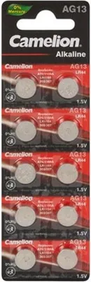 Produktbild von Camelion ALKALI-MANGAN LR44 1.5 V - 125 mAh (10 St. / Blisterverpackung)