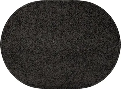 Immagine prodotto di 200x300 cm Tappeto a pezzi Eton nero ovale