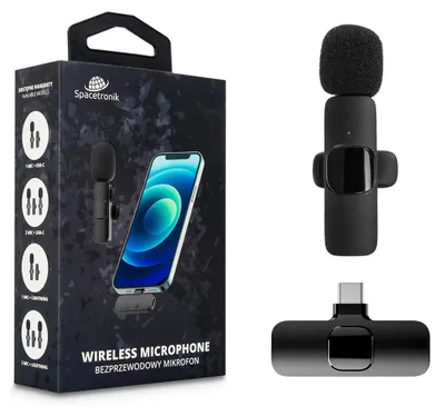 Produktbild von Kabelloses USB-C-Mikrofon SPU-WM01C