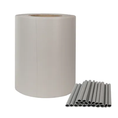 Produktbild von FORTENA Neue Sichtschutzstreifen PVC-Zaun 35m + 20 Klammern Doppelstabmatten, PVC (grau)