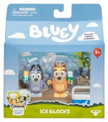 Immagine prodotto di Figurine Bluey e Bingo con gelato, 2 pezzi