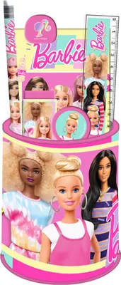 Produktbild von Barbie Happy Thoughts 7-teiliges Schreinset