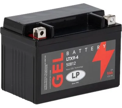 Productafbeelding van 12V 9Ah accu voor motorfiets, startaccu MG LTX9-4