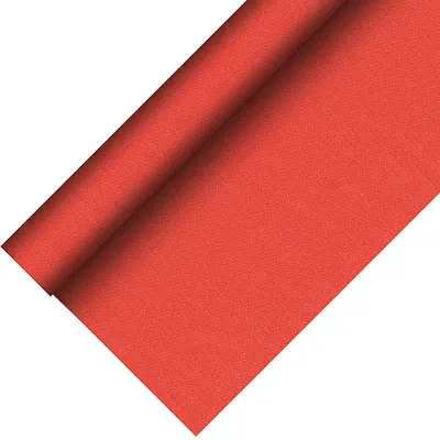 Produktbild von PAPSTAR Tischdecke, stoffähnlich, PV-Tissue "ROYAL Collection Plus" 20 m x 1,18 m rot | Schrumpffolie (1 Rolle)