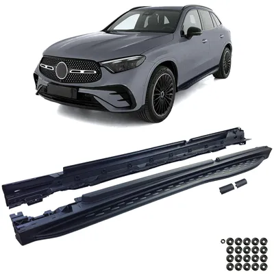 Zdjęcie produktu dla Carparts-Online GmbH Stopnie boczne – kolor czarny, Black Edition do Mercedes GLC C254 X254 2022