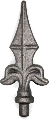 Produktbild von Zaunspitze Stahl 130 mm, 55 mm breit, für Garten und Zaun