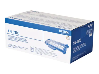 Produktbild von Brother TN-3390TWIN, 12000 Seiten, Schwarz, 2 Stück(e)