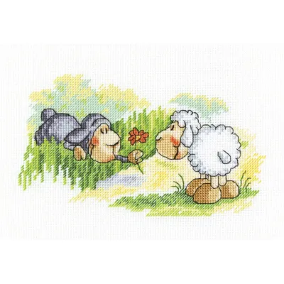 Immagine prodotto di Set punto croce RTO "Scegli me...!" C234, schema contato, 18x11 cm