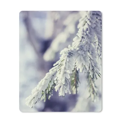 Produktbild von MuchoWow® Mauspad Mousepad Winter - Tannenbaum - Schnee - Ländlich 30x40 cm - Mousepads - Maus Mat - Pad - Mausunterlage - Mausmatten