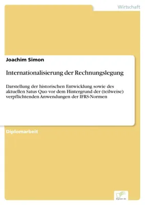 Produktbild von Internationalisierung der Rechnungslegung