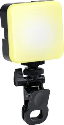 Obrázek produktu pro Grundig Clip-on Selfie Lamp - 100 LED - 3 režimy svícení - Napájení přes USB-C - Nastavitelný klip - Kompaktní design
