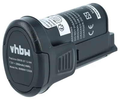 Produktbild von vhbw Akku Ersatz für Dremel B808-02, F0138100JB, 26150808JA, 85-0352, B808-01, 2 607 336 715, 2.615.080.8JA für Werkzeug (2000 mAh, Li-Ion, 7,2 V)