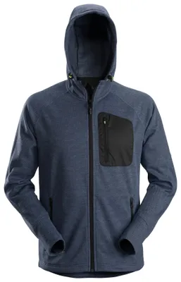 Produktbild von Hultafors 80419504007, Kapuzenpullover, Mann, Schwarz, Navy, XL, Reißverschluss, Polyester