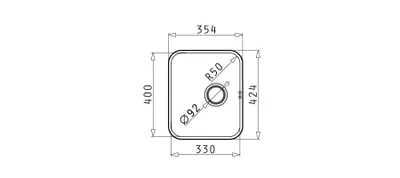 Produktbild von Pyramis Unterbau-Einbauspüle Relia 1B Edelstahl 100012129