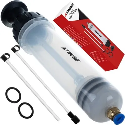 Produktbild von Xtrobb Öl/Flüssigkeit-Saugspritze 22007, universal einsetzbar, inkl. 2 Schläuche