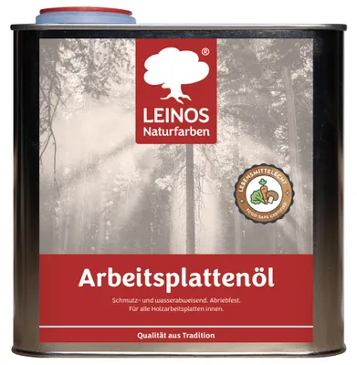 Produktbild von LEINOS 280 Arbeitsplattenöl für Innen 2,5 l, Naturöl zur Imprägnierung von Küchenarbeitsplatten