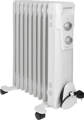 Produktbild von Clatronic RA 3736 weiß  9 Rippen Radiator 2000 W