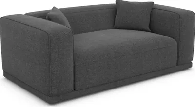 Produktbild von Strukturstoff 2-Sitzer Couch Diora Anthrazit