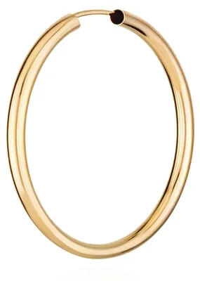 Produktbild von NKlaus Creolen aus 585er Gelbgold, rund, Rohrstärke, Ø 40mm, 2,5mm
