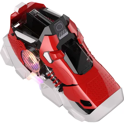 Produktbild von Cooler Master Sneaker X, PC, Rot, Weiß, Mini-ITX, Aluminium, Kunststoff, Stahl, 30,4 cm, 850 W