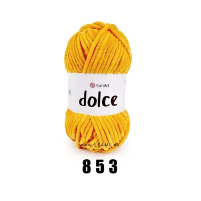 Obrázek produktu pro YarnArt Dolce (100g/120m) Y 853 hořčice