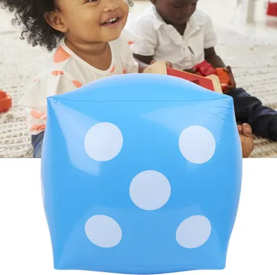 Immagine prodotto di Cubi gonfiabili, portatili, per interni ed esterni, attività per feste, accessori, oggetti di scena, giocattoli, blu