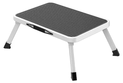 Productafbeelding van Opvouwbare Kruk 1 Trede Wit 46x32x17 cm