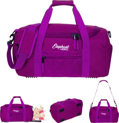 Produktbild von Sporttasche Mädchen Elephant Hero Signature Tasche Gym Fitness Kindertasche Nass- / Schuhfach Schulsport Turnen Schule Reisetasche Kinder Freizeit Tasche sports bag 42 cm 18 Liter 12995 Wild Berry (Lila Violett)