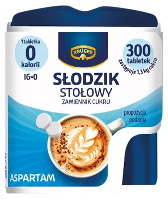 Image de Kruger Édulcorant Aspartame Sweet 300 pièces