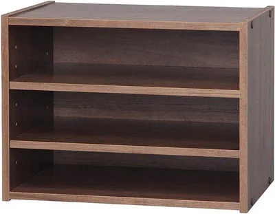 Produktbild von Famanu Regal mit 3 Ebenen - stapelbare Holzbox