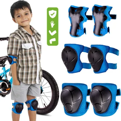 Image de Set de protections pour enfants Set de protections de genoux en roller pour enfants - Set de protections [6 pièces] pour enfants L Sun Baby